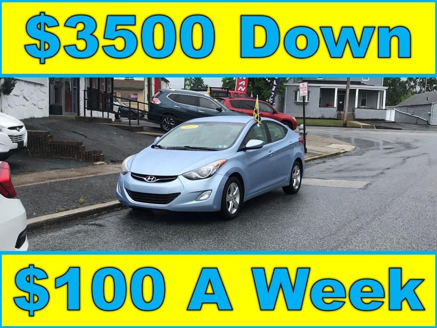 2012 Blue /Tan Hyundai Elantra GLS (KMHDH4AE0CU) with an 1.8 V4 engine, Automatic transmission, located at 577 Chester Pike, Prospect Park, PA, 19076, (610) 237-1015, 39.886154, -75.302338 - 2012 Hyundai Elantra GLS: Only 68k miles, new PA inspection, great on gas, SUPER CLEAN, runs LIKE NEW! This vehicle comes inspected and has been given a bumper to bumper safety check. It is very clean, reliable, and well maintained. We offer a unique pay plan that is known for being the easiest a - Photo#0